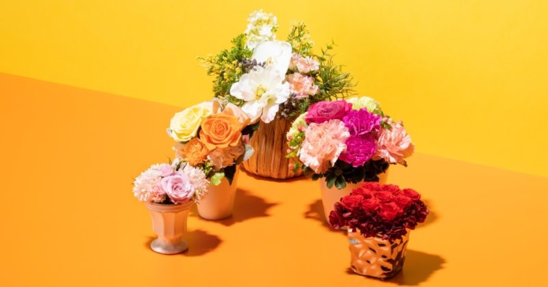 お祝い事の定番「お花」