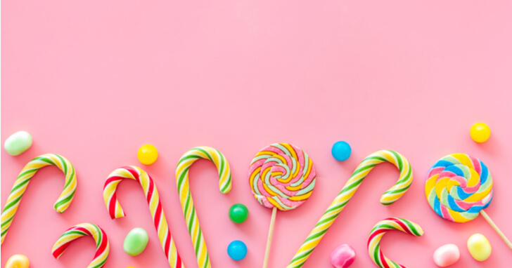 カラフルな見た目が可愛いお菓子