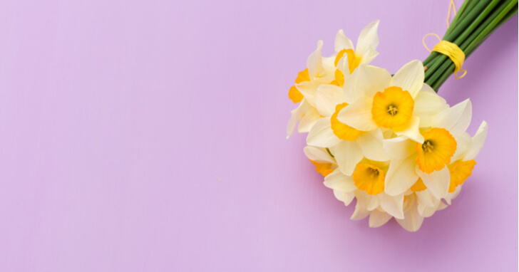お祝いの気持ちを共有しやすい「花」